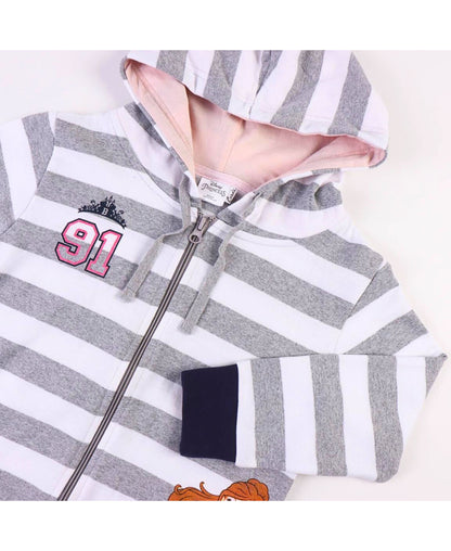 3tlg. Outfit Sweatjacke, Langarmshirt & Hose Disney Princess