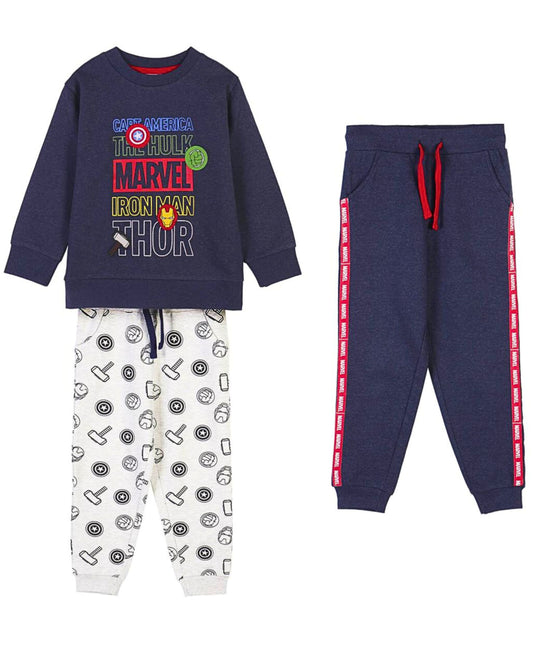 3tlg. Outfit Sweatshirt & 2 Hosen Avengers