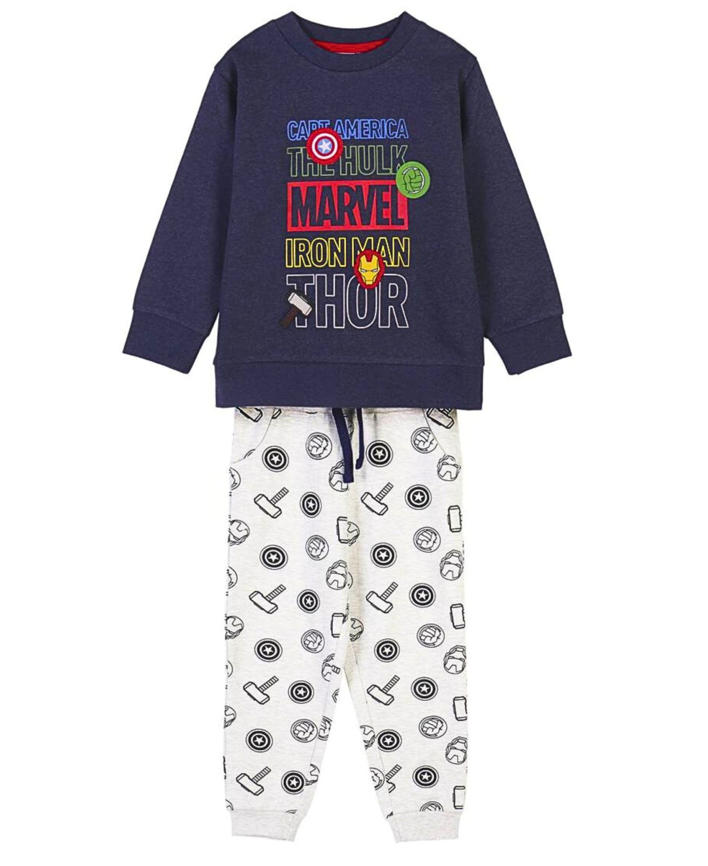 3tlg. Outfit Sweatshirt & 2 Hosen Avengers