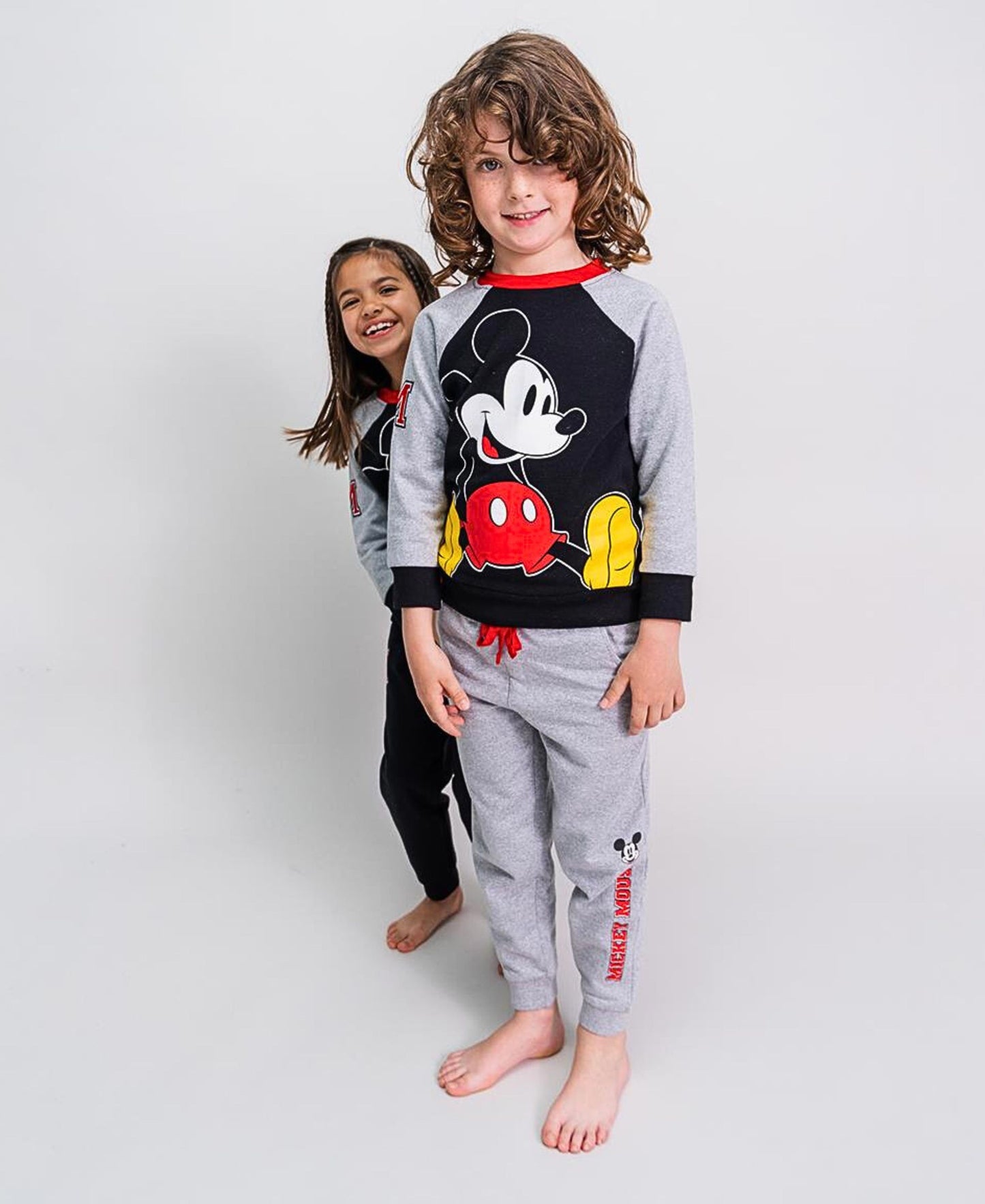3tlg. Outfit Sweatshirt & 2 Hosen Mickey Mouse