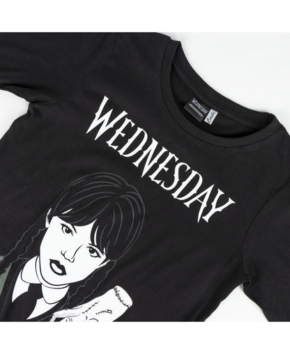 Schlafanzug Wednesday für Mädchen Gr. 128 - 158 cm