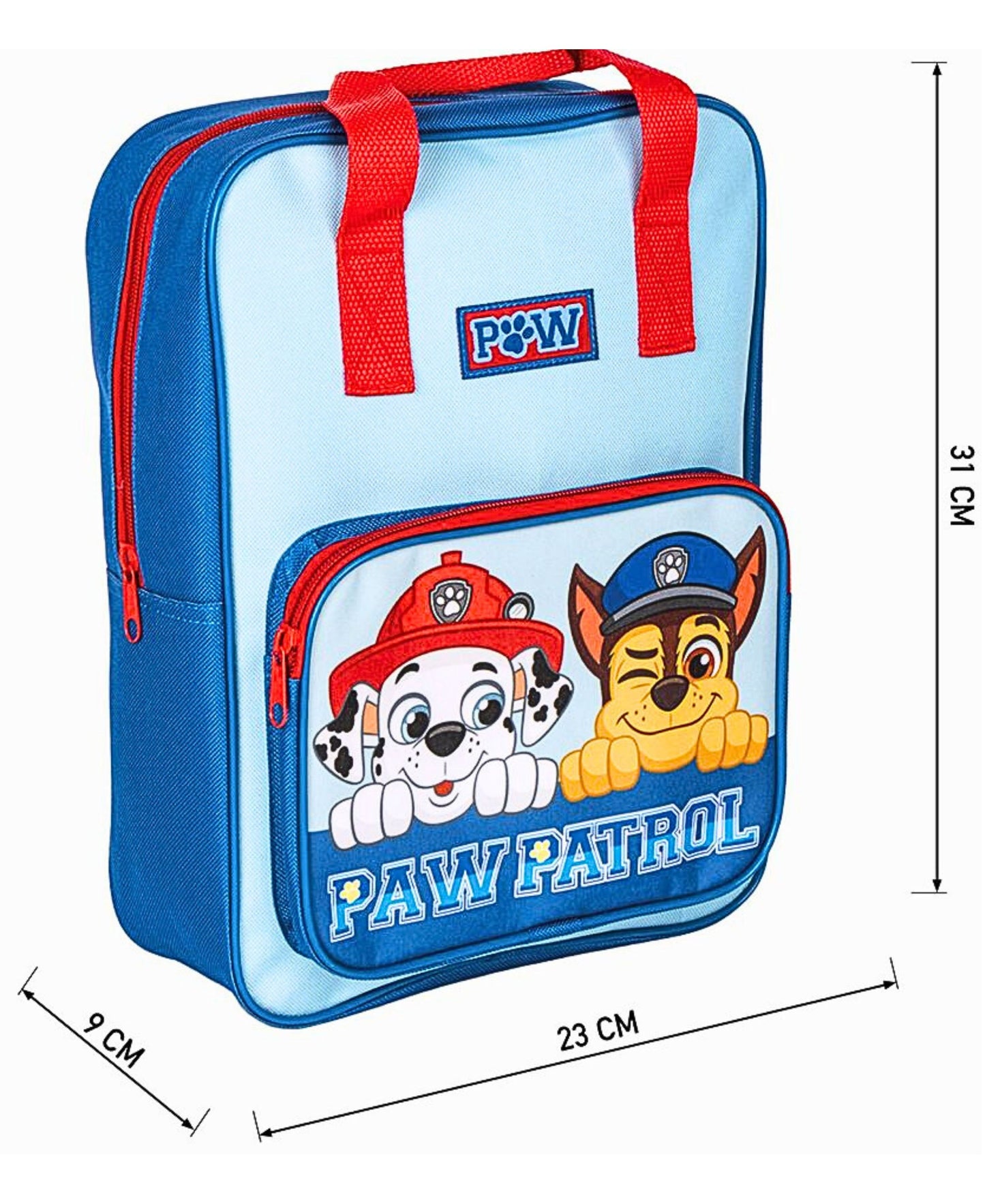 Paw Patrol Kinderrucksack 31x23x9 cm