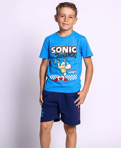 Sonic The Hedgehog Set T-Shirt & Shorts für Jungen