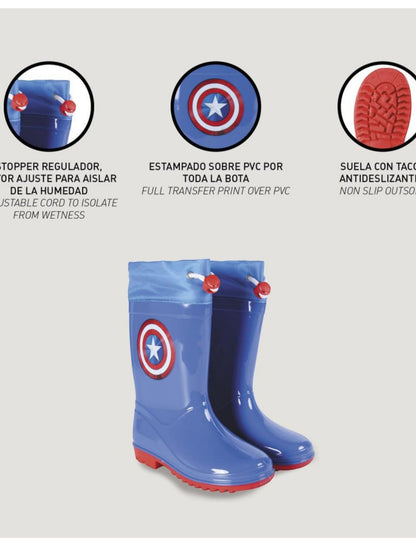Captain America Gummistiefel