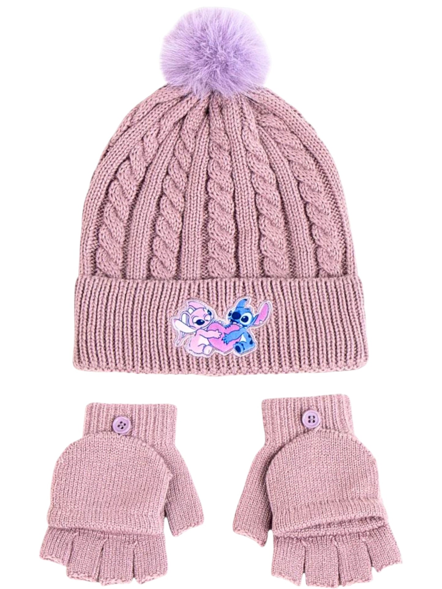 Stitch Winter Mütze Set
