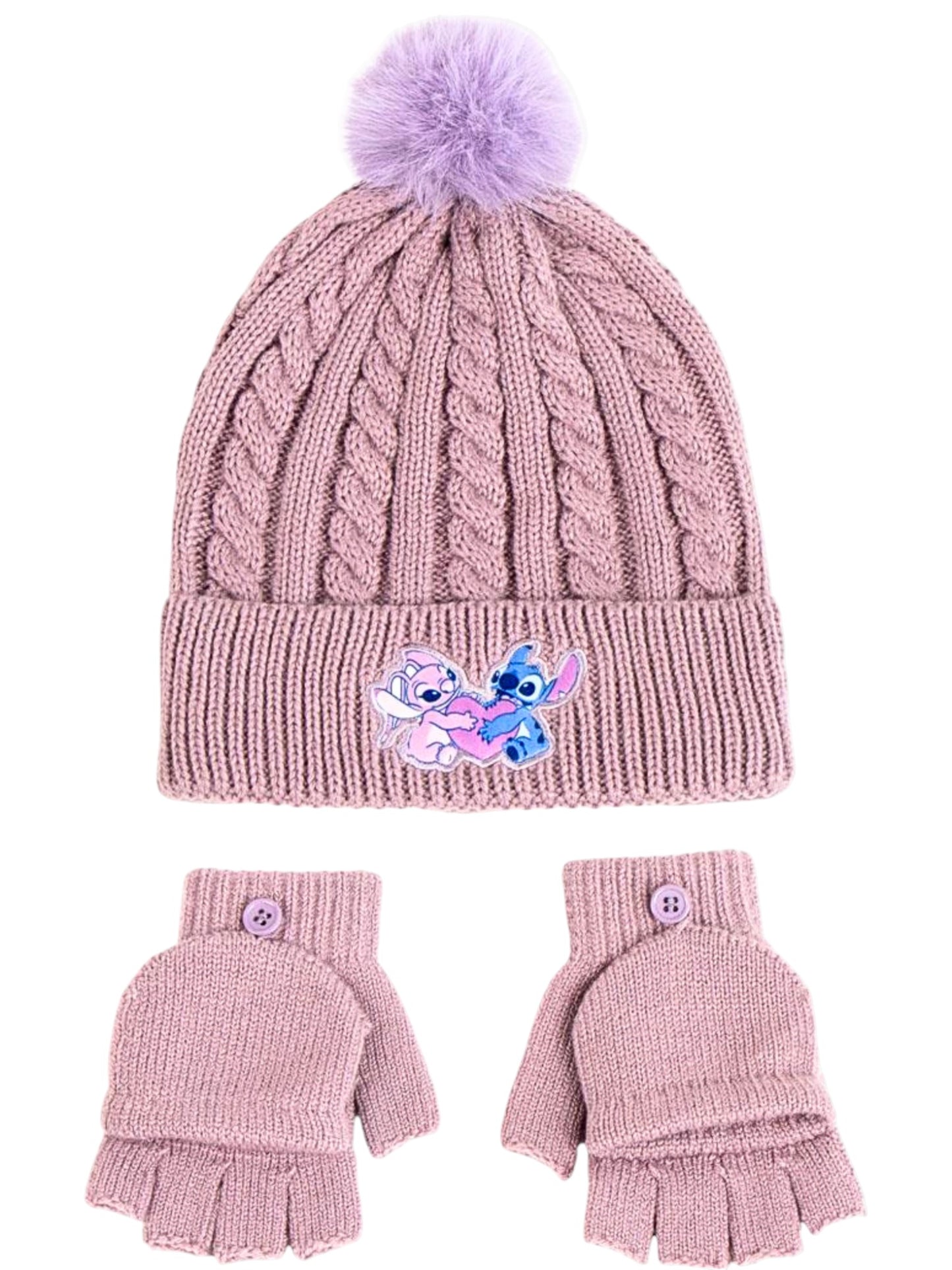 Stitch Winter Mütze Set 2-teilig