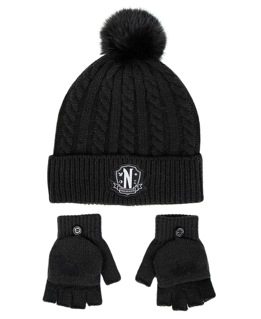 Wednesday Winter Mütze Set 2-teilig  für Mädchen