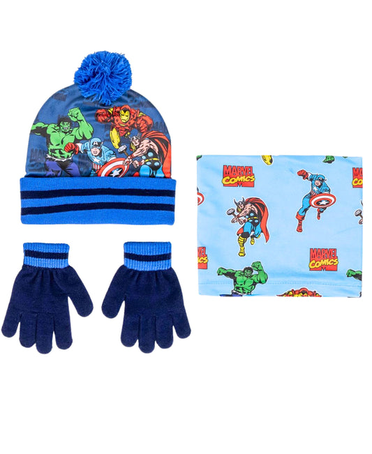 Avengers Winter Mütze Set 3-teilig