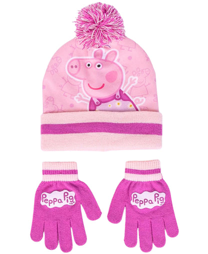 Peppa Pig Winter Mütze Set 2-teilig