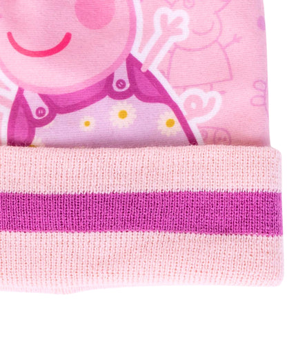 Peppa Pig Winter Mütze Set 2-teilig