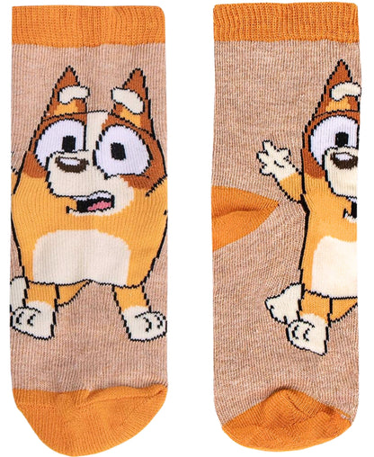 Bluey 4er - Pack Socken in Spardose Gr. 23-30