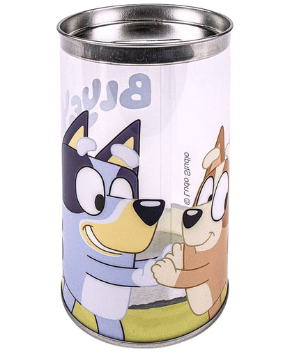 Bluey 4er - Pack Socken in Spardose Gr. 23-30