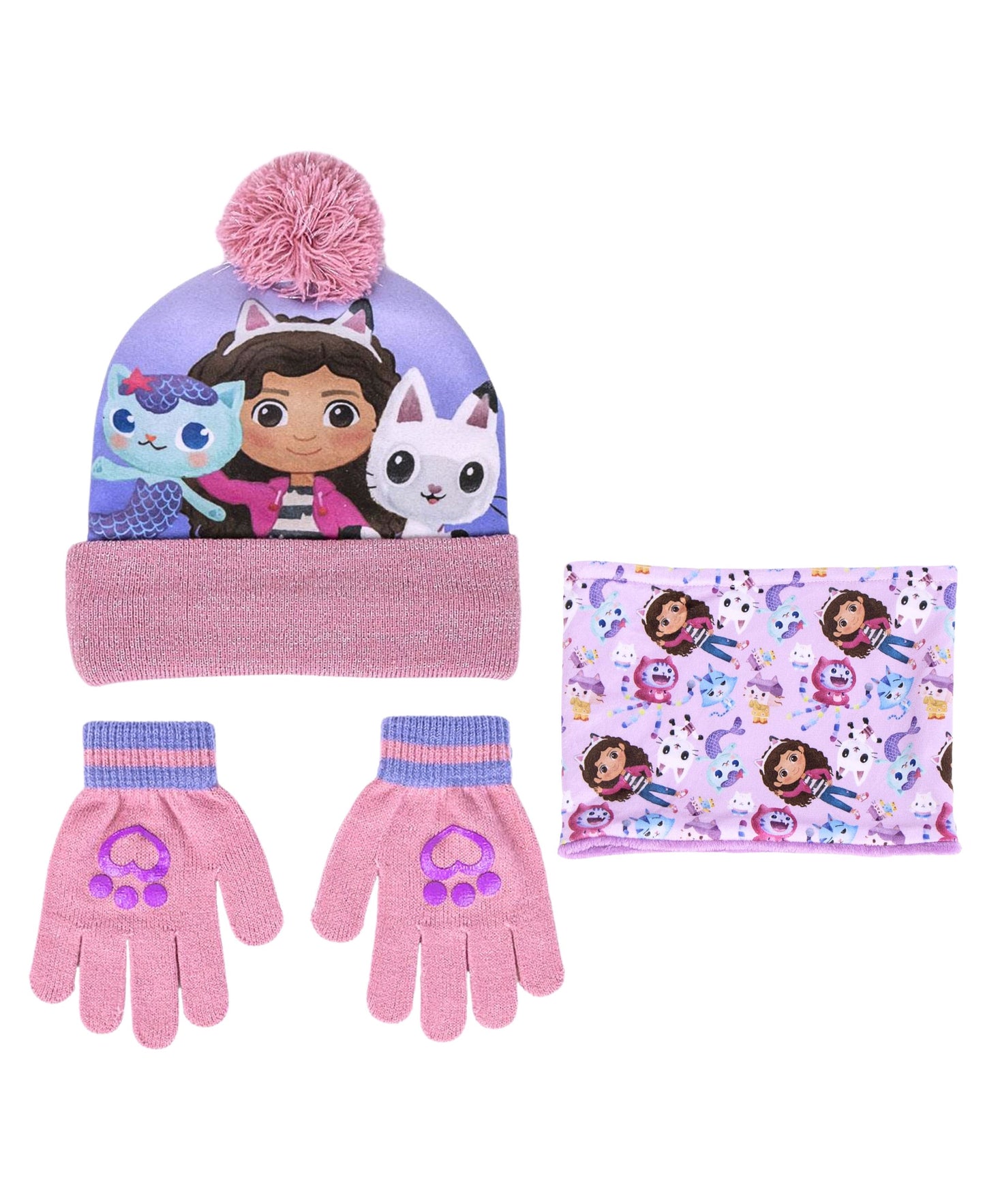 Gabby´s Dollhouse Winter Mütze Set