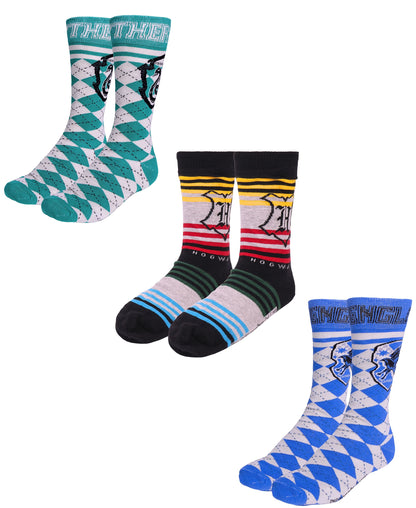 Harry Potter 3er - Pack Socken Gr. 38-45