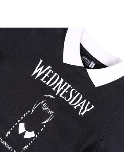 Sweatshirt Wednesday mit Kragen
