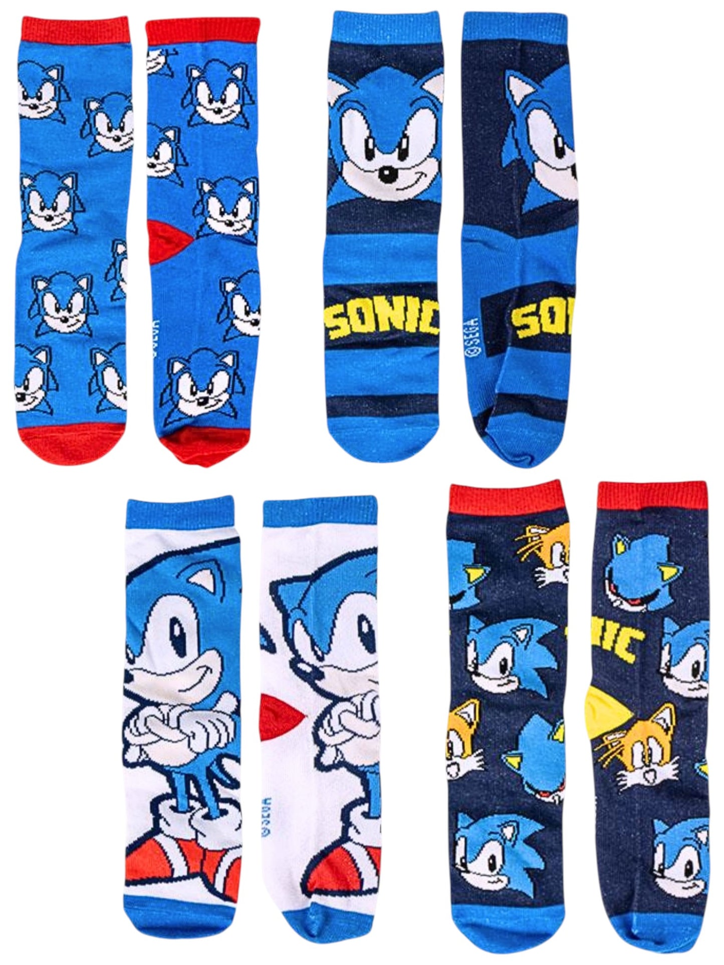 Sonic The Hedgehog 4er - Pack Socken