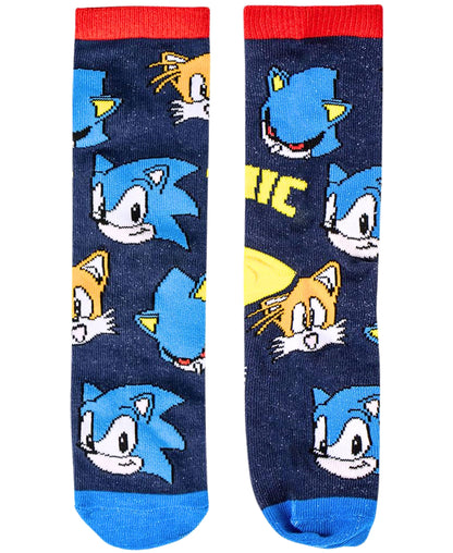 Sonic The Hedgehog 4er - Pack Socken in Spardose Gr. 27-38