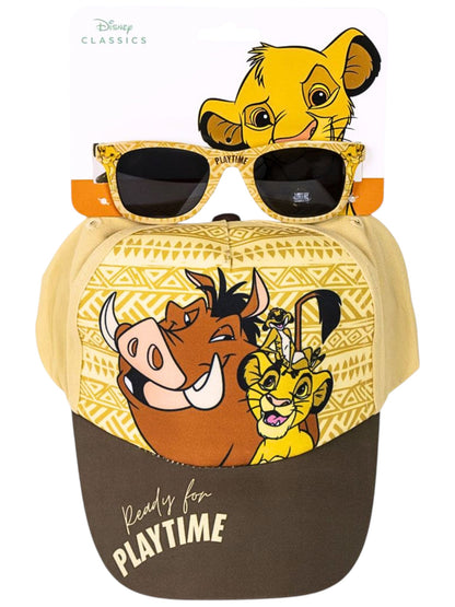 Disney König der Löwen Basecap Set mit Sonnenbrille