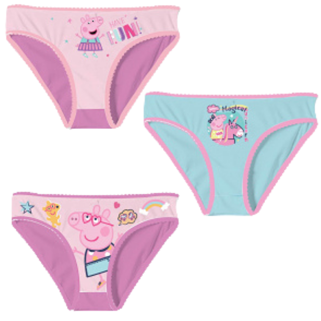 Peppa Pig Slip 3-er Pack für Mädchen