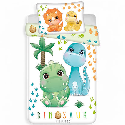 Babybettwäsche Dinosaurier Freunde Set 2-tlg. 100 x 135 cm