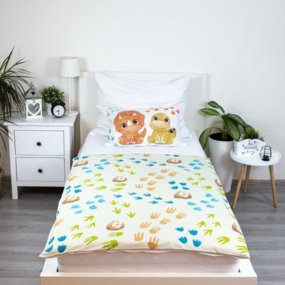 Babybettwäsche Dinosaurier Freunde Set 2-tlg. 100 x 135 cm