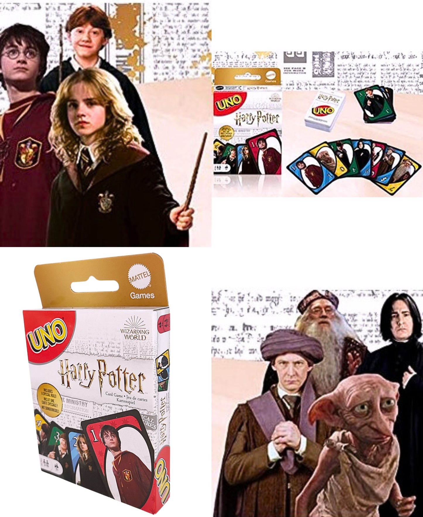 UNO Harry Potter Hogwarts Edition