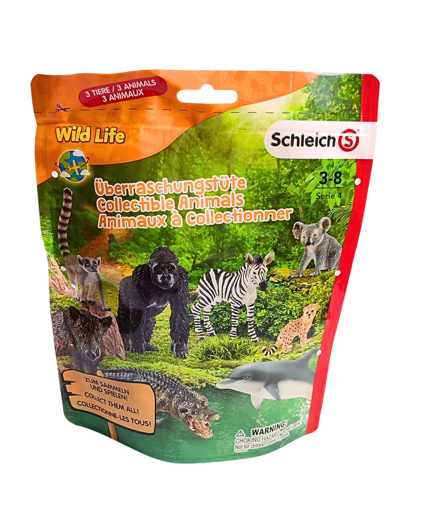 Schleich Wild Life Überraschungstüte Serie 4 mit 3 Tieren