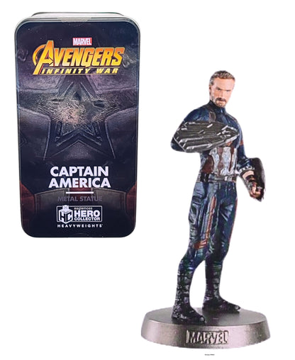 Captain America Sammelfigur Metall Statue 12 cm