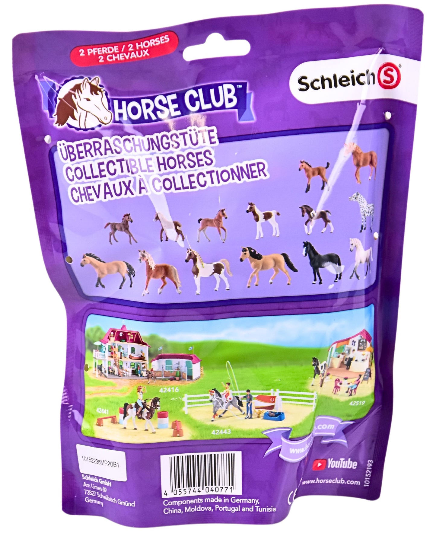 Schleich Horse Club Serie 2 Überraschungstüte mit 2 Pferde