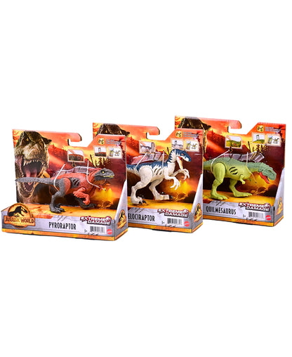 Jurassic World 3er Set Extreme Damage Dinosaurier