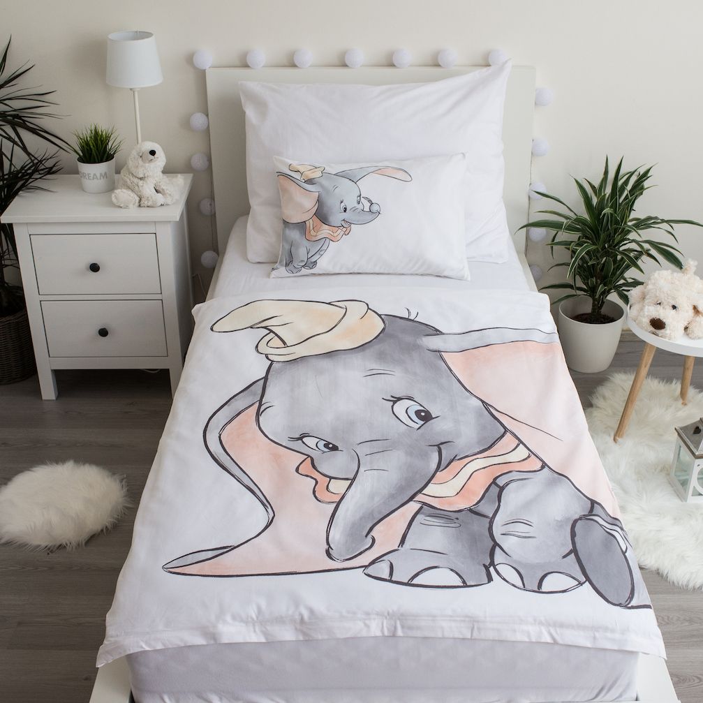 Disney Klassik Dumbo Kinderbettwäsche Set 2-tlg. 100 x 135 cm