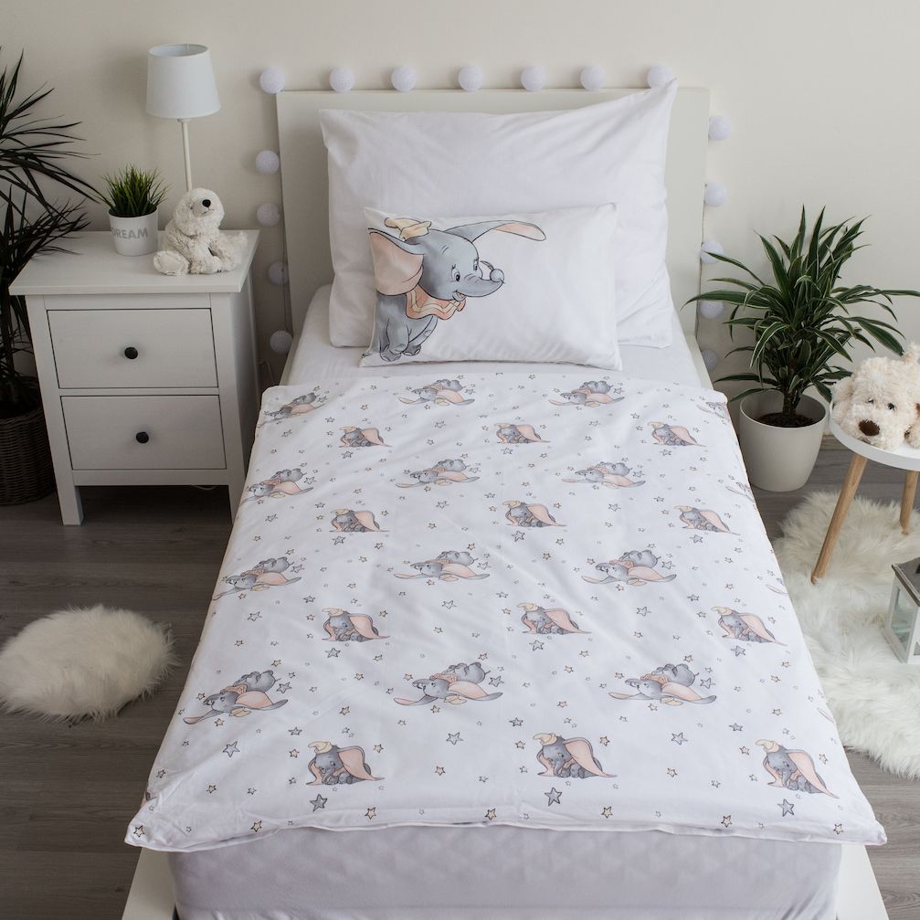 Disney Klassik Dumbo Kinderbettwäsche Set 2-tlg. 100 x 135 cm