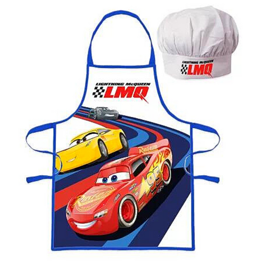 Disney Cars Kochschürze Set mit Kochmütze