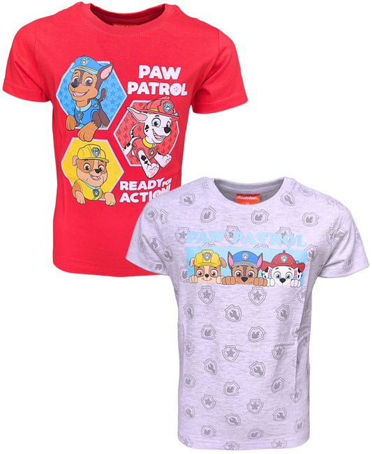 Paw Patrol 2er Pack T-Shirt für Jungen