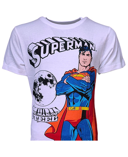 Schlafanzug kurz Superman für Jungen