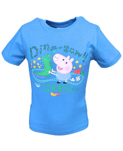 Peppa Pig T-Shirt mit George & Dinos für Jungen