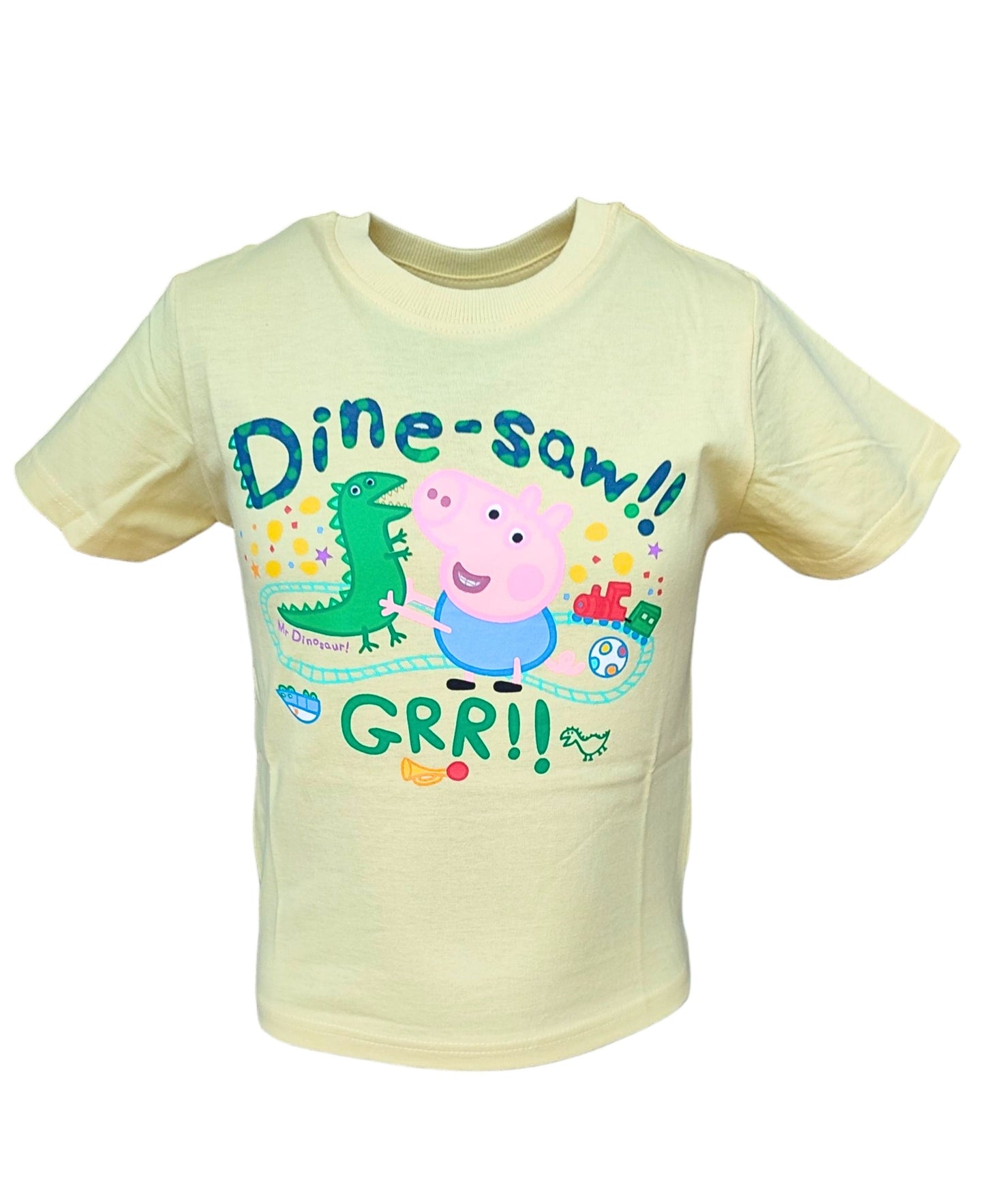 Peppa Pig T-Shirt mit George & Dinos für Jungen