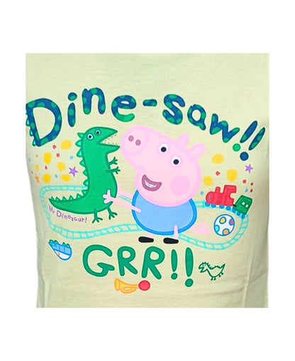 Peppa Pig T-Shirt mit George & Dinos für Jungen