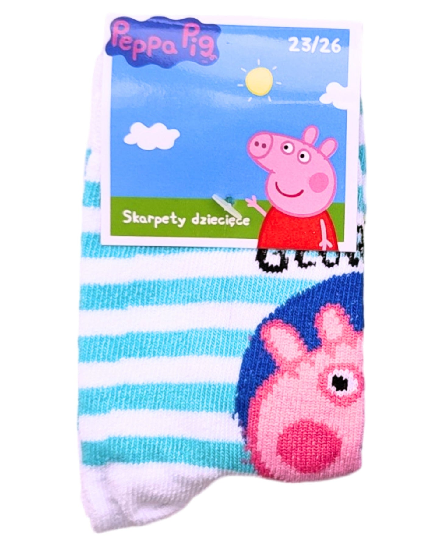 Peppa Pig George Kindersocken 2er - Pack Gr. 23-34