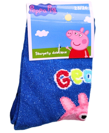 Peppa Pig George Kindersocken 2er - Pack Gr. 23-34