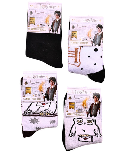 Harry Potter Kindersocken 4er - Pack Gr. 23-34
