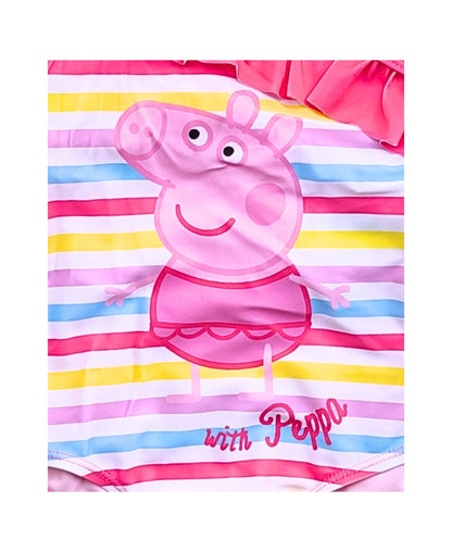 Peppa Pig Badeanzug mit Rüschendetails