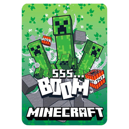 Minecraft Fleecedecke für Kinder 140 x 100 cm