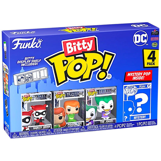 Funko Spielfigur Bitty POP! DC Comics Harley Quinn 4er-Pack zum sammeln