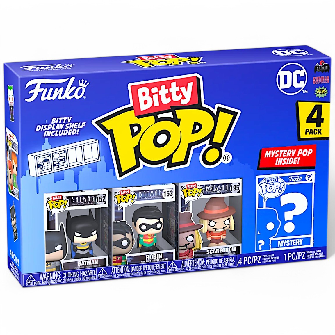 Funko Spielfigur Bitty POP! DC Comics  Batman 4er-Pack zum sammeln