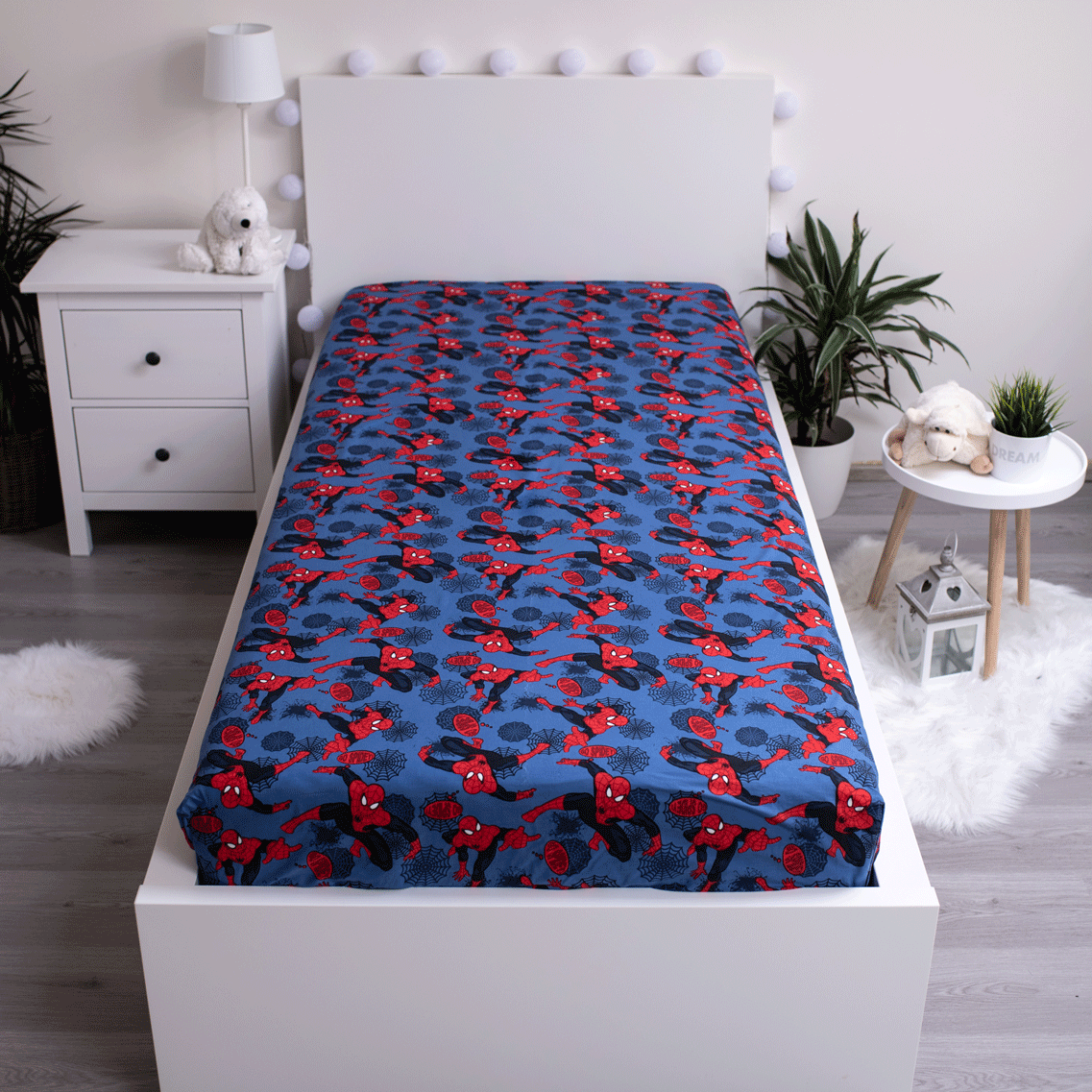 Spider-Man Spannbettlaken 90 x 200 cm