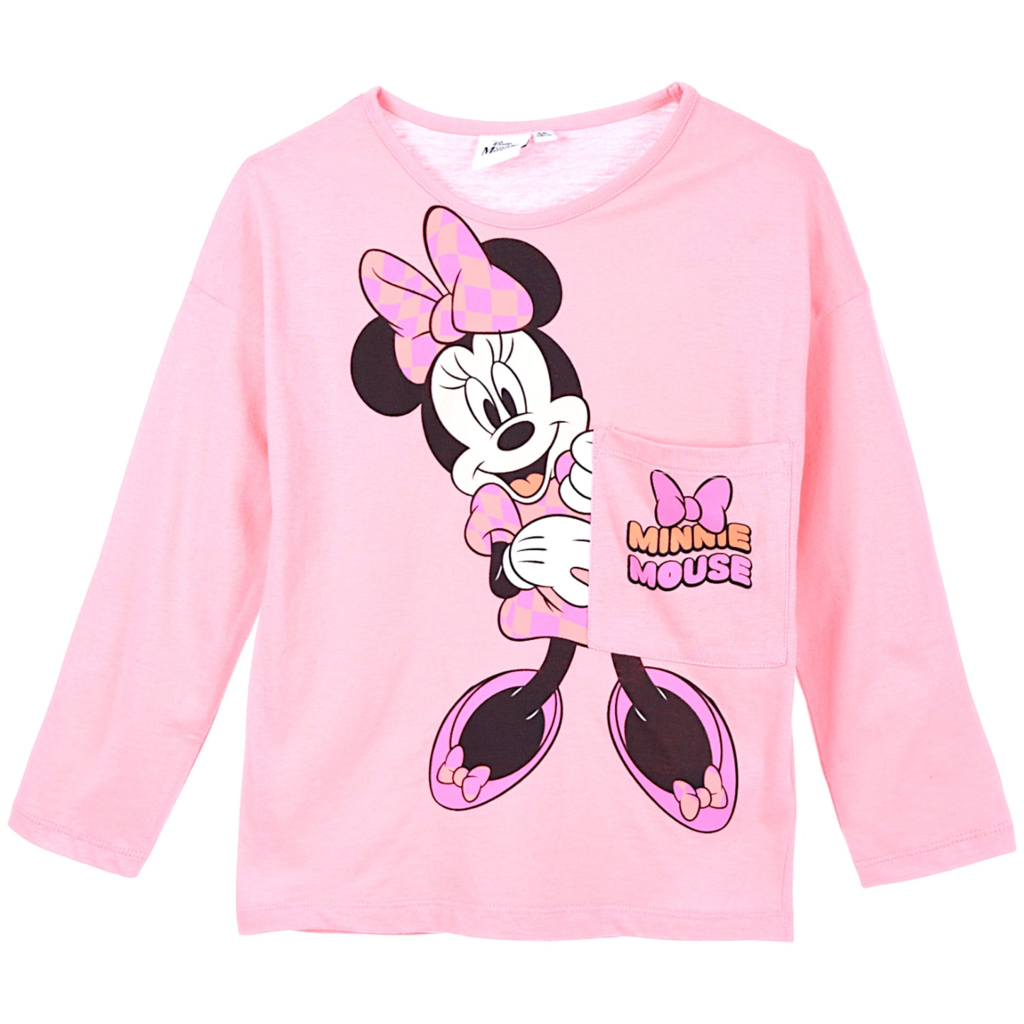 Disney Minnie Mouse Langarmshirt für Mädchen Gr. 98 - 128 cm