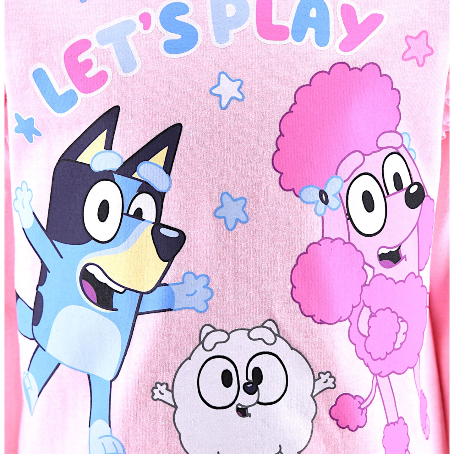 Bluey Sweatshirt für Mädchen mit Rüschendetails Gr. 98 - 116 cm