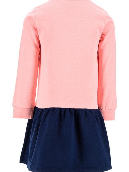 Bluey Mädchen Sweatkleid mit Friends-Print und Tasche