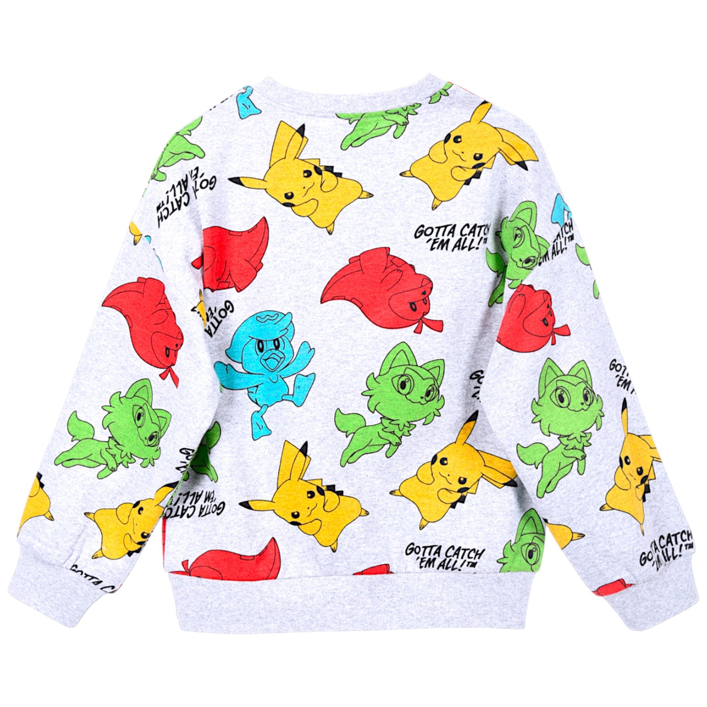 Pokémon Sweatshirt Alloverdruck für Kinder Gr. 104 - 152 cm